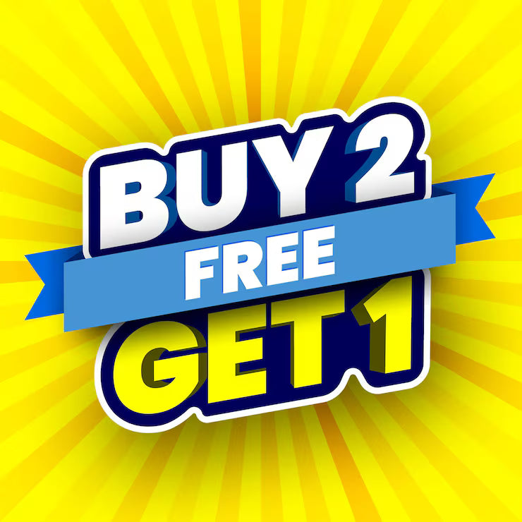 Buy 2 Get 1 Free